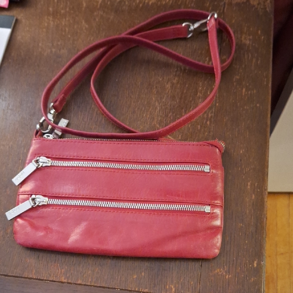 HOBO Cherry Crossbody Bag with Silver Accents